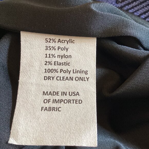 Sara Campbell Sheath Dress Size 2 Blue & Black Sleeveless Plaid Stretch Waist‎ - Picture 3 of 7